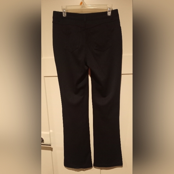 Y2K Space Girl-z 90's Polyester Black Dress Pants Size 11 Long - Picture 2 of 5